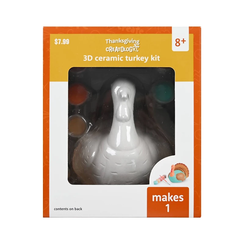 3D Ceramic Turkey Craft Kit by Creatology™