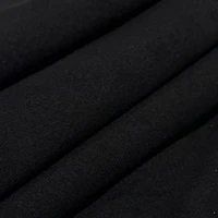 Feldman Black Faux Suede Fabric