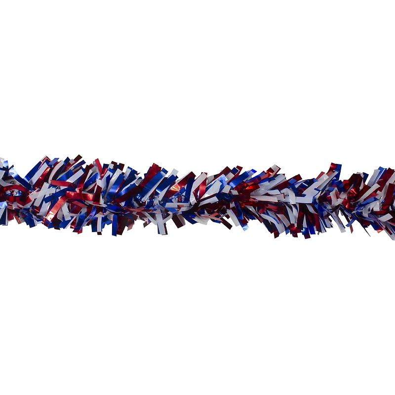 25ft. July 4th Wide Cut Unlit Garland 