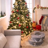 Simplify Gray 24" Holiday Wreath Bag, 2ct.