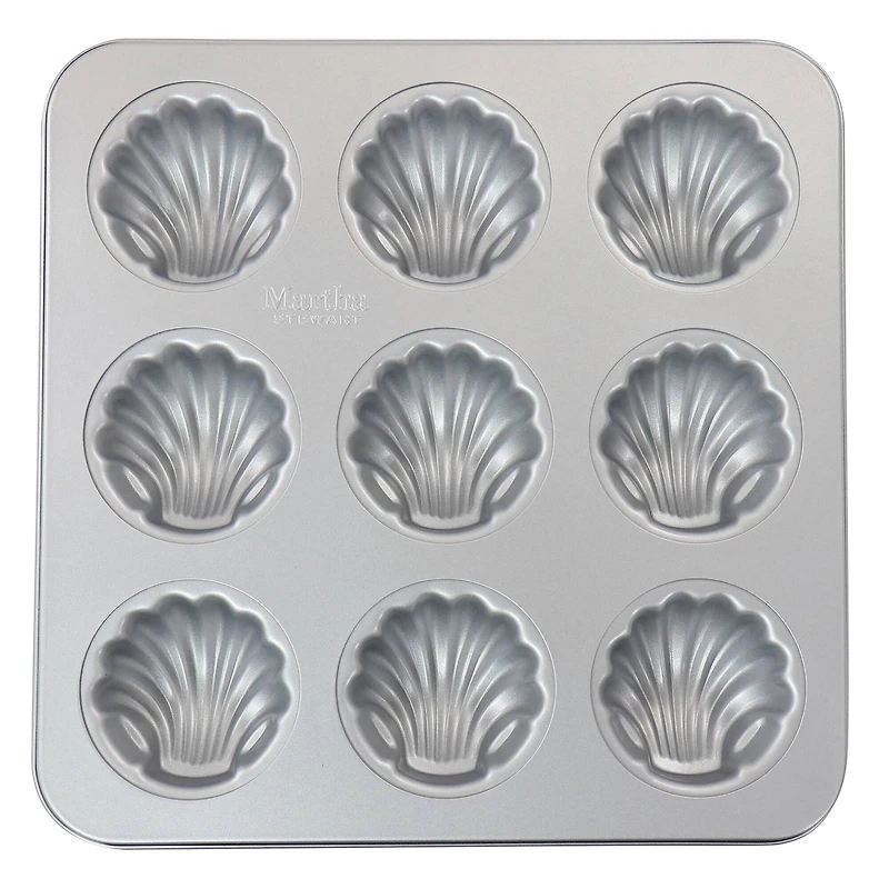 Martha Stewart 11" 9-Cup Carbon Steel Madeline Pan