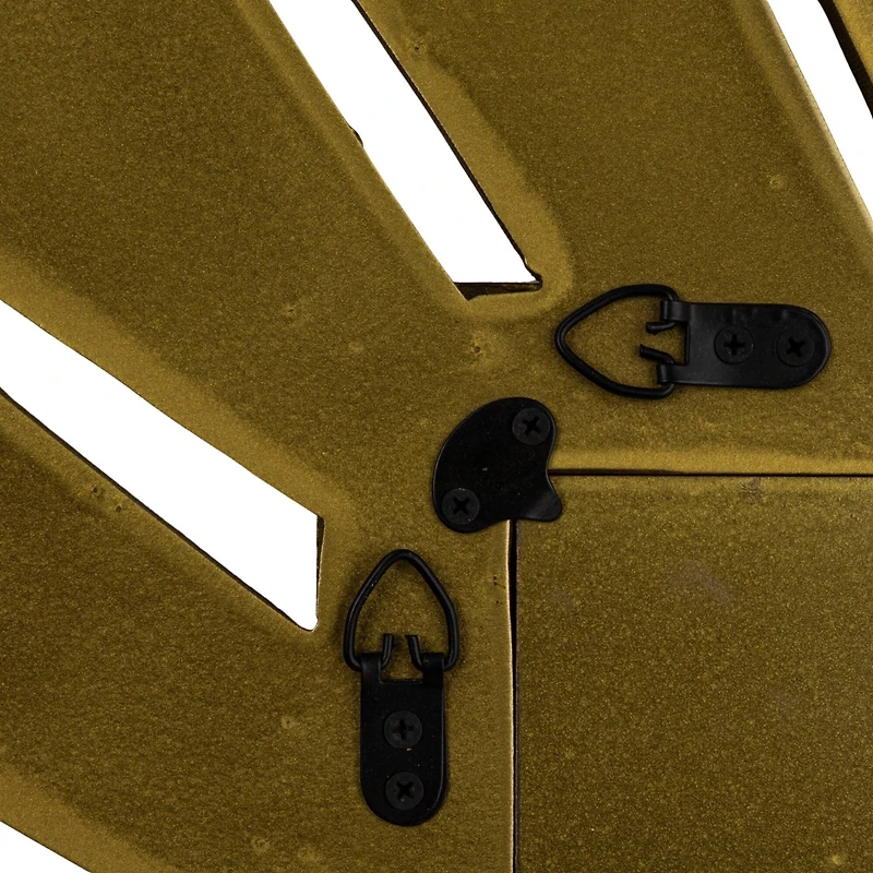 Hello Honey® 35.25" Gold Sunburst Rectangular Wall Mirror