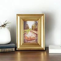 DII® Antique Gold Rub Farmhouse 4" x 6" Picture Frame