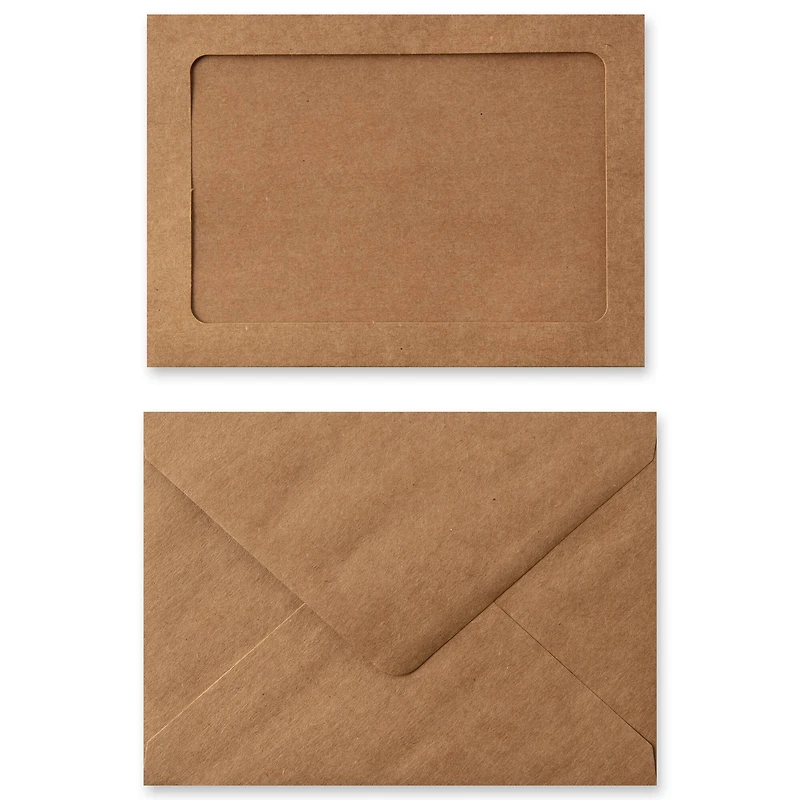 Kraft Frame Cards & Envelopes by Recollections™, 5" x 7"