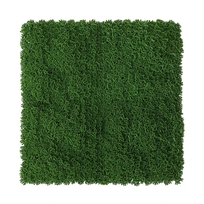 GreenSmart Dekor Green Velvet Faux Green Plant Wall, 4ct.