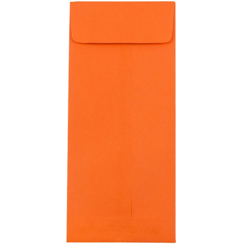 JAM Paper #10 Brite Hue Orange Policy Business Premium Envelopes, 25ct.