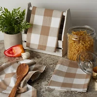 DII® Stone Buffalo Check Dish Towels, 3ct.