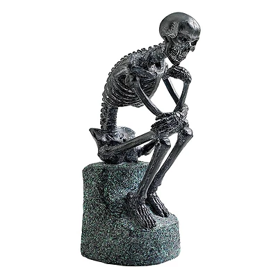 Design Toscano 10" The Skeleton Thinker Statue