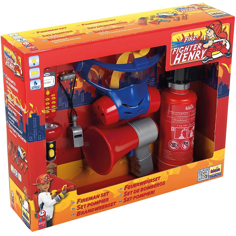 Theo Klein Fire Fighter Henry Fireman Toy Set