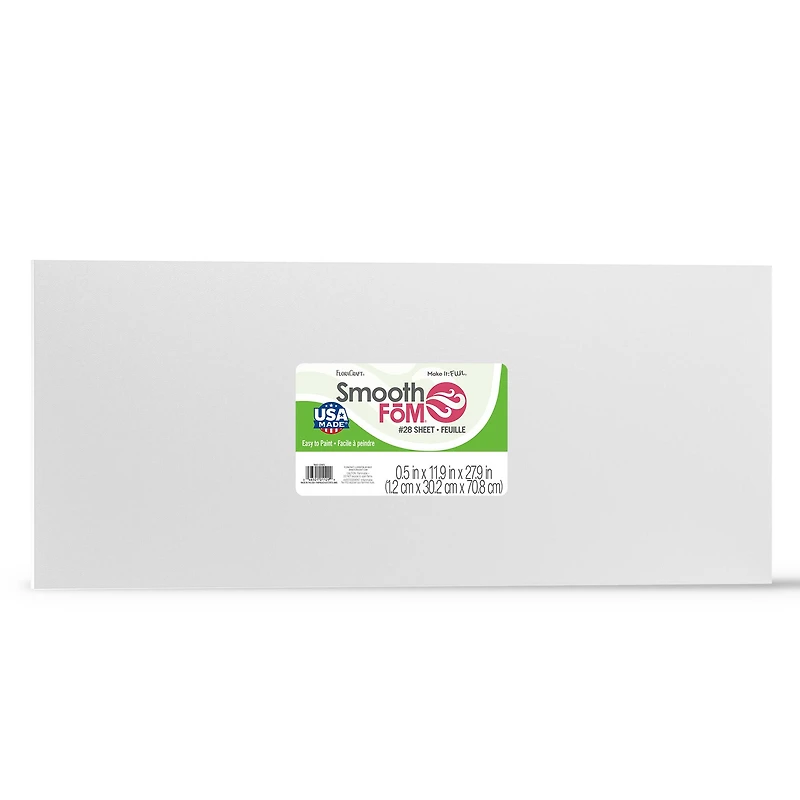 16 Pack: FloraCraft® SmoothFōM® White Foam Sheet