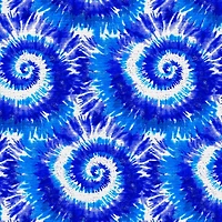 Fabric Editions Royal Blue Tie Dye Cotton Fabric