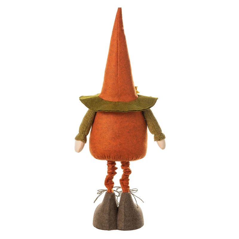 Glitzhome® Telescoped Fabric Fall Gnome Standing Décor