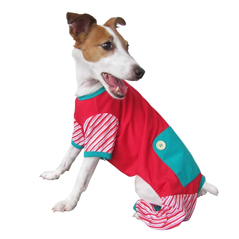 Candy Cane Pet Pajama By Imagin8™