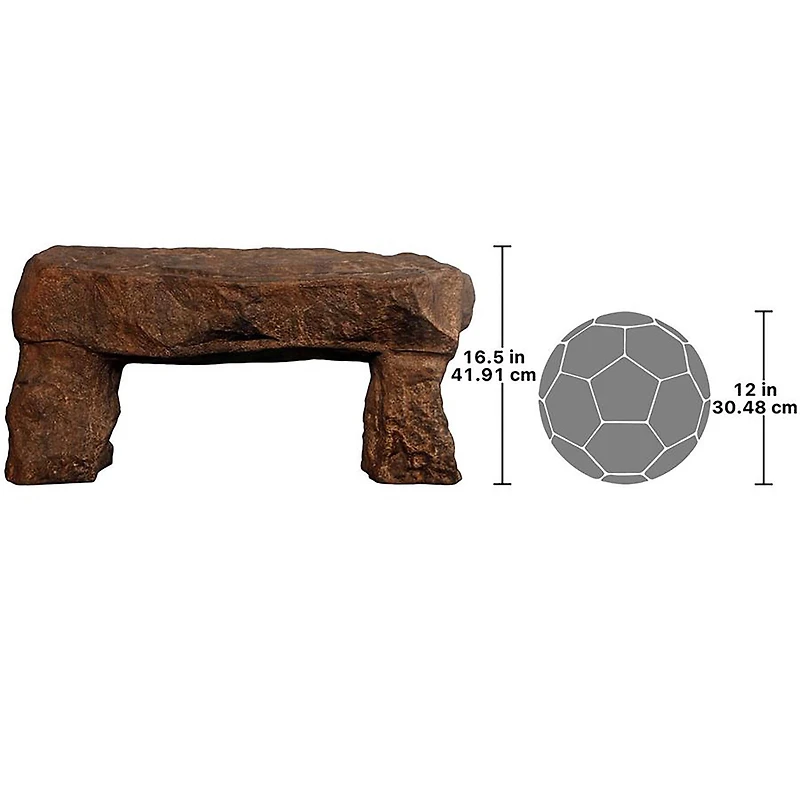 Design Toscano 36" Stonehenge Sculptural Garden Bench