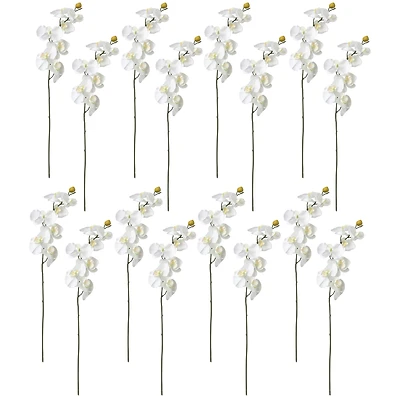 16 Pack: White Moth Orchid Stem by Ashland®