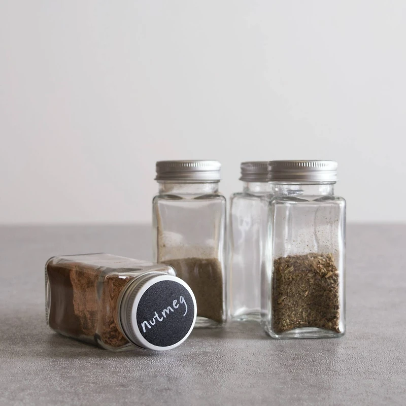 DII® Spice Jars with Chalkboard Labels, 12ct.