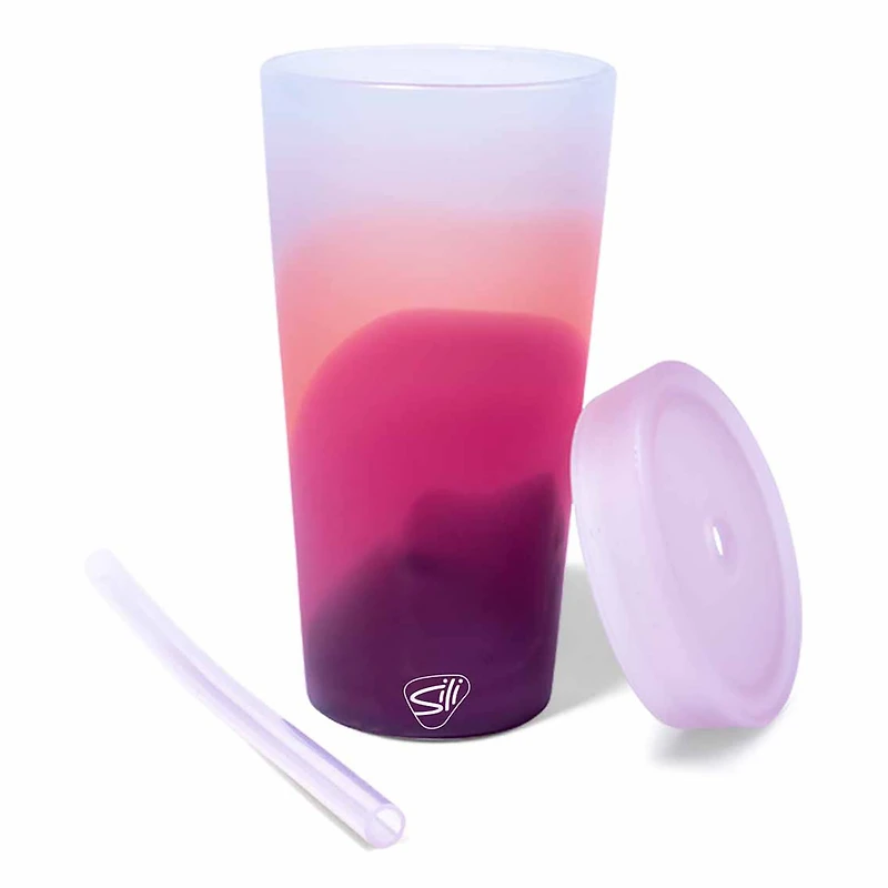 Silipint® 22oz. Silicone Tumbler with Straw