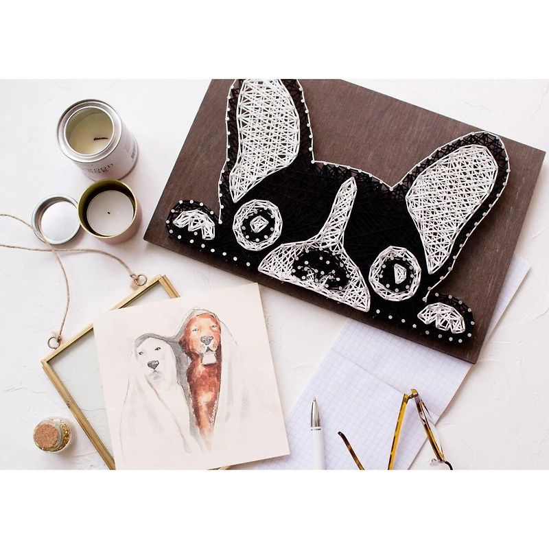 Abris Art French Bulldog String Art Creative Kit