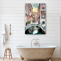 Lumaprints Venetian Canale No.20 Canvas Wall Art