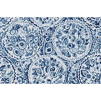 Caroline et Bettina Blue Camille Peel & Stick Wallpaper