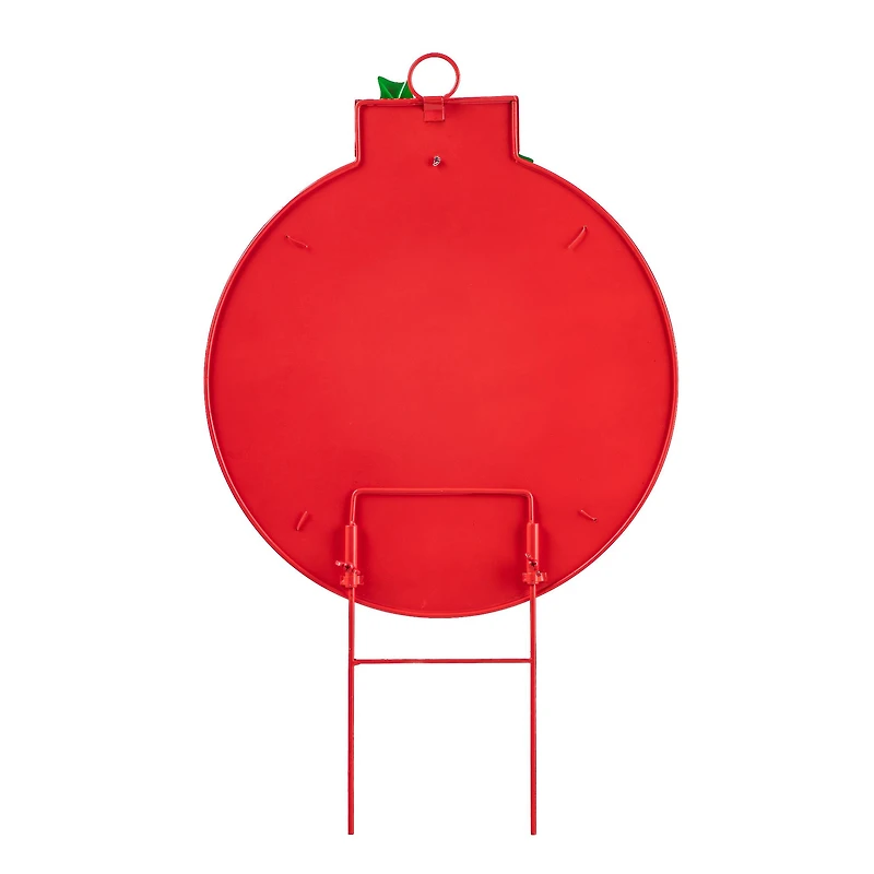 Glitzhome® 24" Metal Ornament Yard Stake