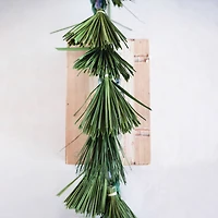 Hello Honey® 6ft. Green Dried Natural Plume Grass Garland