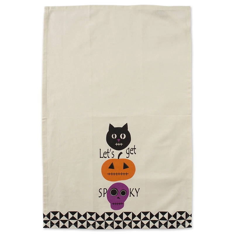 DII® Assorted All Hallows Eve Halloween Printed Dishtowel Set