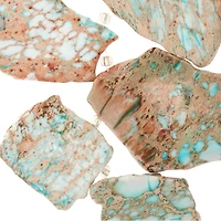 12 Pack: Green Imperial Jasper Nugget Beads by Bead Landing™