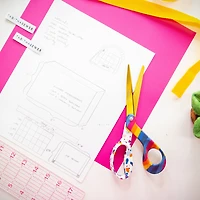 Created with Fiskars® 8" Sew Bold Scissors