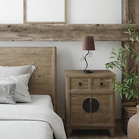 Creekwood Home Priva 19" Ivy Metal Winding Table Lamp