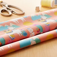 Llama Cotton Fabric by Loops & Threads™