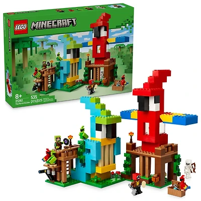 LEGO® Minecraft® The Parrot Houses, Buildable Video-Game Set 21282