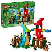 LEGO® Minecraft® The Parrot Houses, Buildable Video-Game Set 21282