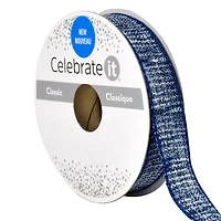 12 Pack: 5/8" x 7yd. Faux Cotton Ribbon by Celebrate It™
