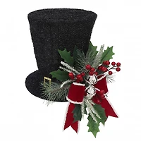 10" LED Premade Snowman Top Hat Décor by Ashland®