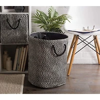 DII® Large Rectangle Diamond Basketweave Paper Bin