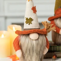 Glitzhome® 13" Fall Fabric Gnome Set