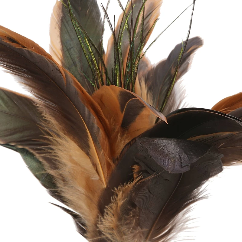 Natural Brown Peacock Feather Pick by Ashland®