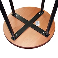 Jack Richeson 30" Round Top Steel & Lyptus Wood Stool