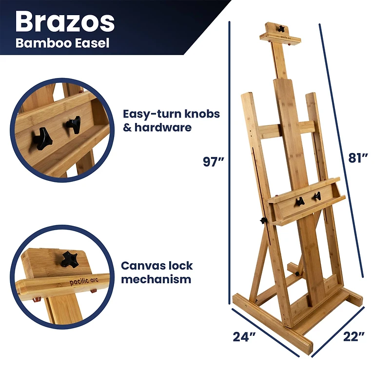 Pacific Arc Brazos H-Frame Studio Easel