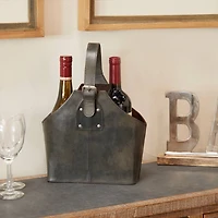 Blue Modern Wine Holder, 10" x 6" x 13"