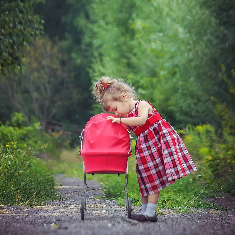 Toy Time Toy Stroller for 10" Baby Dolls