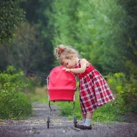 Toy Time Toy Stroller for 10" Baby Dolls