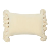 Hello Honey® Chenille Lumbar Pillow with Tassels