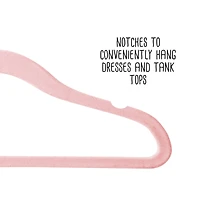 Honey Can Do Slim Profile Rubber Kids Hangers