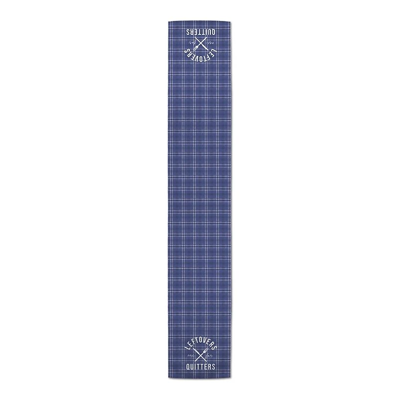 90" Leftovers Plaid Polyester Twill Table Runner