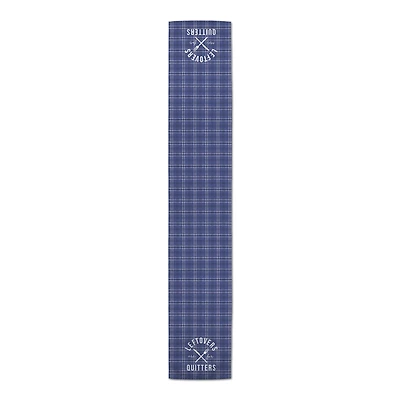 90" Leftovers Plaid Polyester Twill Table Runner