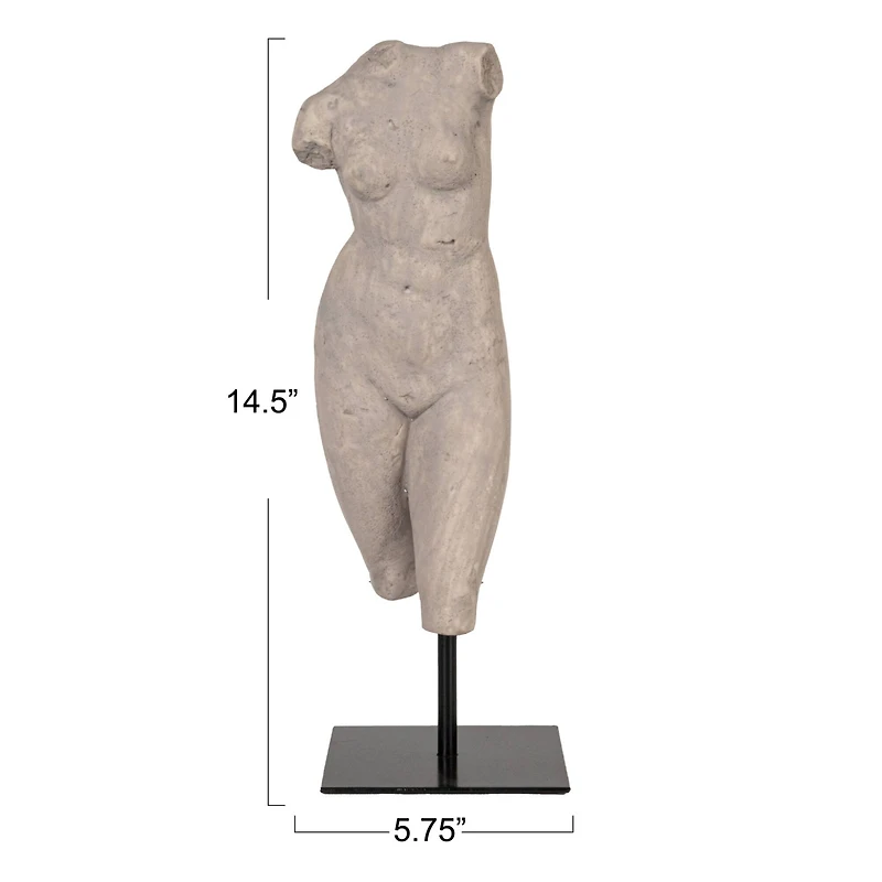 Hello Honey® Classical-Inspired Female Figure on Stand