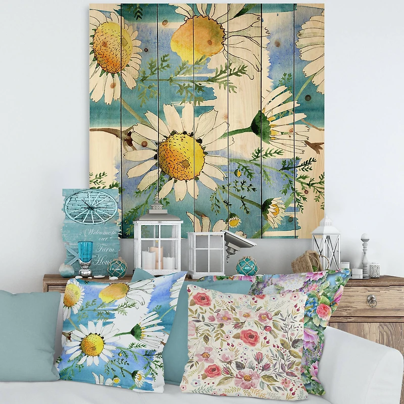 Designart - Wild Spring Chamomile Flowers