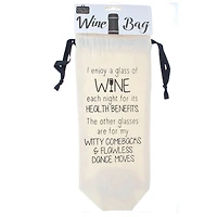 Personality Case™ Health Canvas Wine Bag
